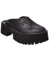 Gucci 55mm Elea Perforated G Platform Sandals