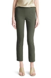 Vince High-waist Stitched-front Leggings In Night Pine