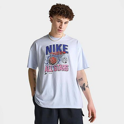 Nike Men's Sportswear All Stars Vintage Graphic T-shirt In Football Grey