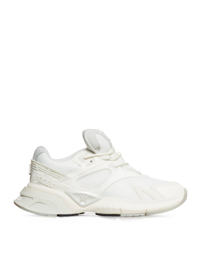 AMIRI MA RUNNER SNEAKERS IN WHITE MESH