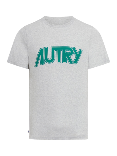 Autry T-shirt With Logo In Grey