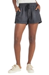 Splendid Campside Drawstring Shorts In Lead