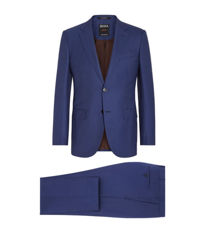 Zegna Wool Centoventimilia 2-piece Suit In Blue