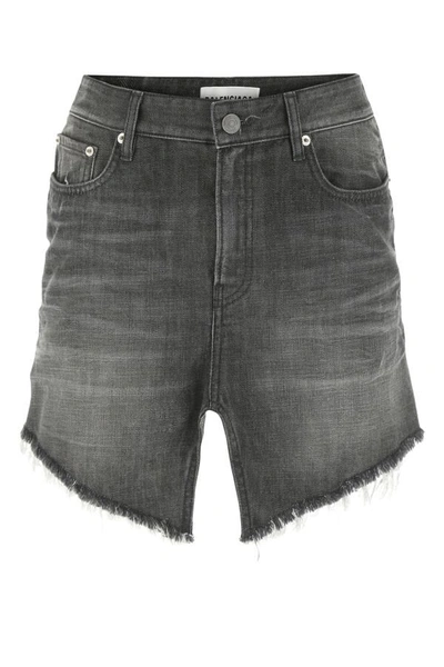 【BALENCIAGA/バレンシアガ】Twill Mini Skirt Balenciaga Boxer Skirt in Black | FWRD