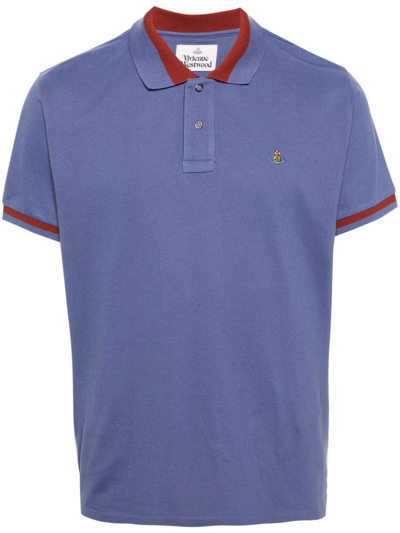 Vivienne Westwood T-shirts And Polos In Dust Blue