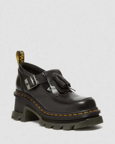 Dr. Martens' 8065 Mary Jane Shoes In Black Leather In Schwarz
