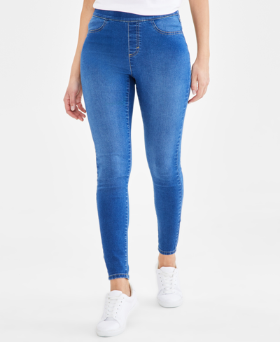 Style & Co Petite Mid-rise Pull On Jeggings, Created For Macy's In Gates