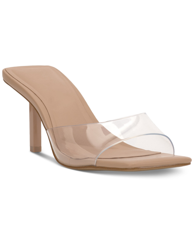 Inc International Concepts Dalea Slide Dress Sandals, Created For Macy's In Clear Vinyl