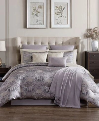 Hallmart Collectibles Vivica 14 Pc. Comforter Set In Grey