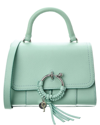 See By Chloé See By Chloe Joan Ladylike Leather Shoulder Bag In Blue