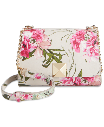 Inc International Concepts Sibbell Crossbody Bag, Created For Macy's In Mia Blooms,bone