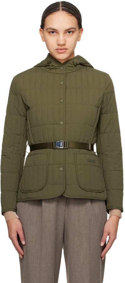 Mackage Khaki Raja Down Jacket In Light Military