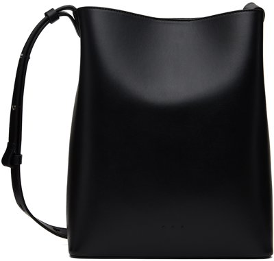 Aesther Ekme Sac Leather Bucket Bag In 101 Black
