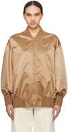 HUGO BOSS TAN ZIP BOMBER JACKET