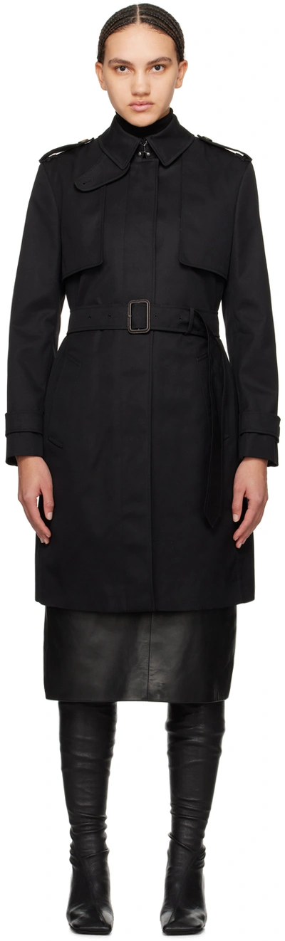 Mackage Black Winn Trench Coat