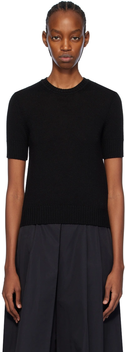 Max Mara Black Berge Sweater In 011 Black