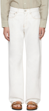 JACQUEMUS OFF-WHITE LES CLASSIQUES 'LE DE-NÎMES DROIT' JEANS