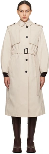 Mackage Beige Alia Trench Coat In Trench