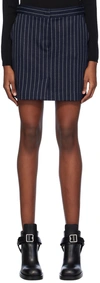 Max Mara Navy Kirsch Miniskirt In 002 Ultramarine