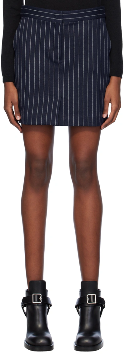 Max Mara Navy Kirsch Miniskirt In 002 Ultramarine