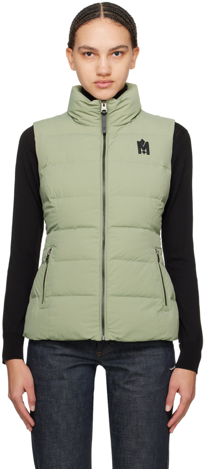 Mackage Green Gisela Down Vest In Matcha