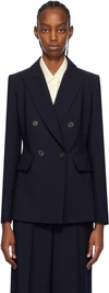 Max Mara Navy Albero Blazer In 001 Ultramarine