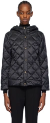 MAX MARA BLACK RISOFT REVERSIBLE DOWN JACKET