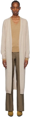 Max Mara Beige Asbuurg Cardigan In 2 Beige