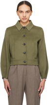 Mackage Khaki Lali Jacket In Light Military-na