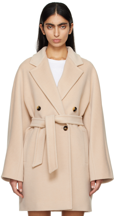 Max Mara Beige 101801 Icon Coat In 12 Beige