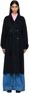 WEEKEND MAX MARA NAVY AFFETTO COAT