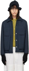 CRAIG GREEN NAVY QUILTED JACKET