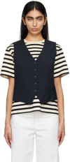 WEEKEND MAX MARA NAVY CHIMERA VEST