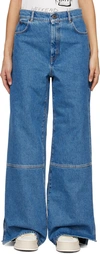 Weekend Max Mara Blue Cisa Jeans In 009 Navy Light