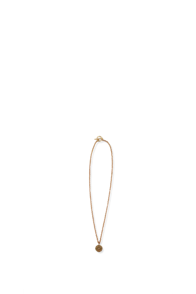 Patou Necklace With  Coin Pendant In Gold