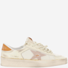 GOLDEN GOOSE STARDAN SNEAKERS WITH DISTRESSED EFFECT