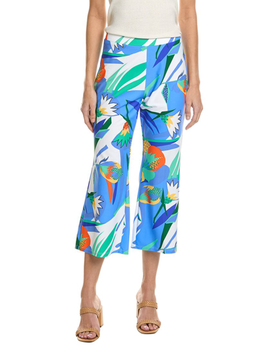 Jude Connally Trixie Wide Leg Cropped Pant In Blue