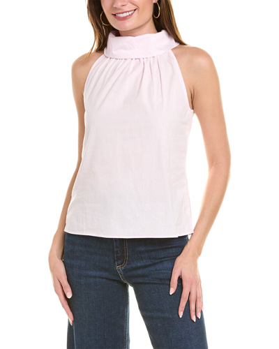 Sail To Sable Cowl Neck Top In White
