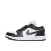 Nike Air Jordan 1 Low Leather Sneakers In Sail/black/sail