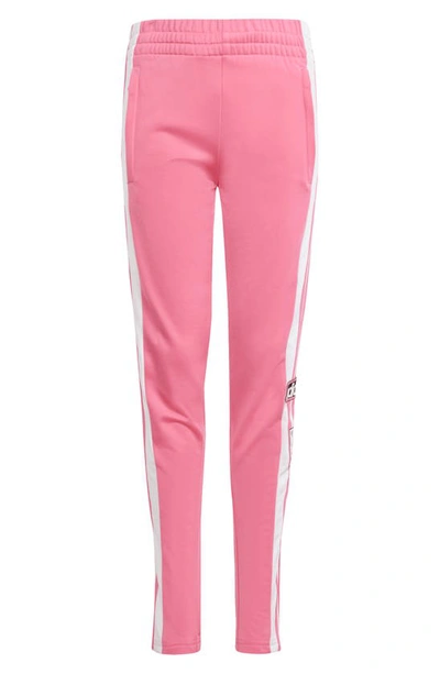 Adidas Originals Adidas Kids' Adibreak Recycled Polyester Track Pants In Pink Fusion