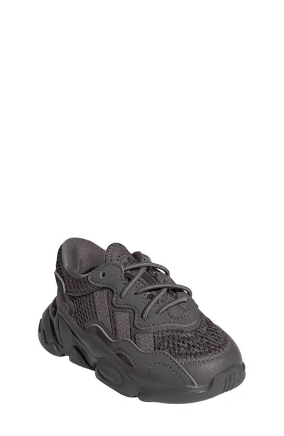 Adidas Originals Kids' Ozweego Trainer In Charcoal/ Charcoal/ Charcoal