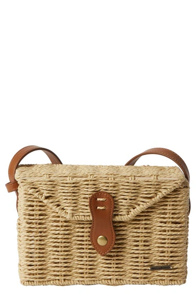 Billabong Festival Straw Crossbody Bag In Neutral