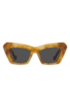 LOEWE ANAGRAM 51MM CAT EYE SUNGLASSES