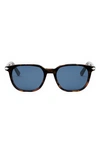 Dior Blacksuit S12i Sunglasses In Havana/blue Solid