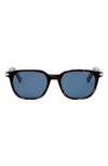 Dior Blacksuit S12i Sunglasses In Havana/other/blue