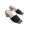 Kaanas Amber Slide Sandal In Black