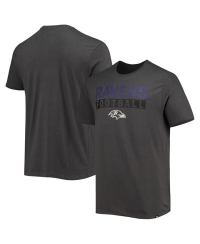 47 Brand Men's '47 Charcoal Baltimore Ravens Dark Ops Super Rival T-shirt