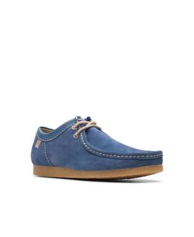 Clarks Men's Collection Shacre Ii Run Slip On Shoes In Blue Suede