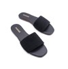 Kaanas Mallow Slide Sandal In Black