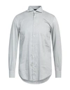 Emporio Armani Man Shirt Sage Green Size L Cotton, Elastane